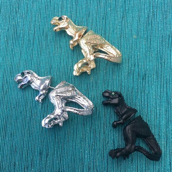 T-Rex Earrings  - Picture 1 of 8